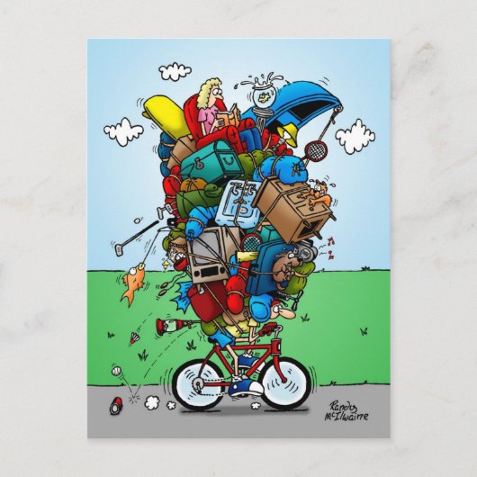 ツーリングバイクハガキ ポストカード (正面)