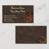 ツーリングフェイクレザーラングラースタイルVI 名刺 (正面/裏面)