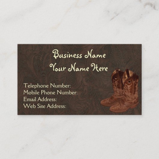 ツーリングフェイクレザーラングラースタイルVI 名刺 (正面)