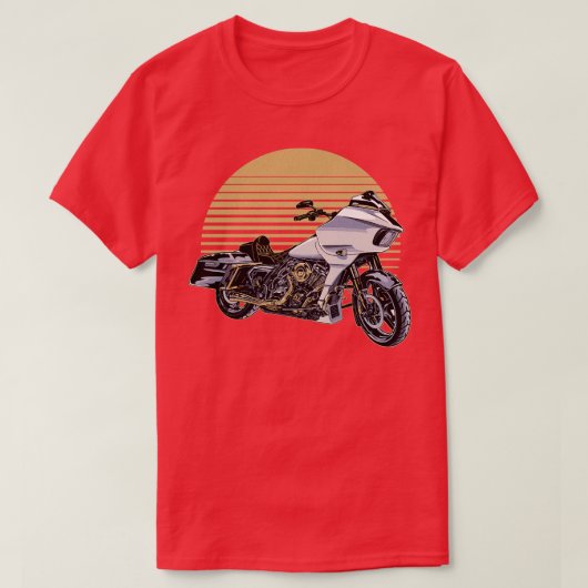 ツーリング型自動二輪車 Tシャツ (デザイン正面)