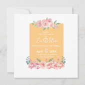 ツーリング・セーブ・ザ・デートの結婚式招待状 セーブザデート (裏面)