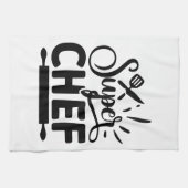 ツールすごい付きシェフキッチンエプロン キッチンタオル (横)