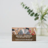 ツールとソー | ウッド 名刺 (スタンド正面)