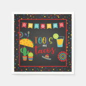 ツールとタコスのナプキン スタンダードカクテルナプキン (正面)