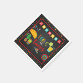 ツールとタコスナプキン スタンダードカクテルナプキン (角)