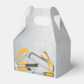 ツールと建築をテーマにしたパーティーのお気に入りボックス フェイバーボックス (裏面サイド)