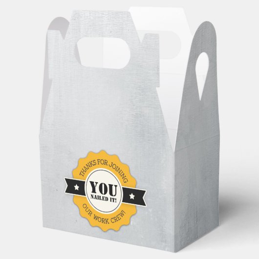 ツールと建築をテーマにしたパーティーのお気に入りボックス フェイバーボックス (オープン)