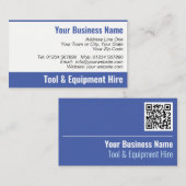 ツールと機器の採用QRコードの名刺 名刺 (正面/裏面)