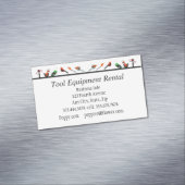 ツールと開発レンタルカスタムの名刺 マグネット名刺 (インサイチュ)