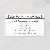 ツールと開発レンタルカスタムの名刺 名刺 (正面)