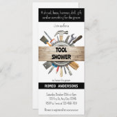 ツールのシャワー招待状 招待状 (正面/裏面)