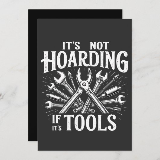 ツールもし整備士の便利屋 招待状 (正面/裏面)