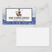 ツールを使用したレディのクリーニング | 石鹸と浴室のタイル 名刺 (正面/裏面)