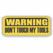 ツールをtouchしない シール (正面)