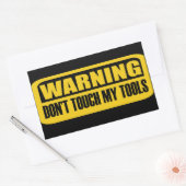 ツールをtouchしない 長方形シール (封筒)