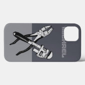 ツールカスタムモノグラムケース Case-Mate iPhoneケース (裏面 (横))