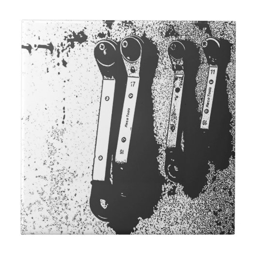 ツールスパナ機械工業感じ タイル (正面)