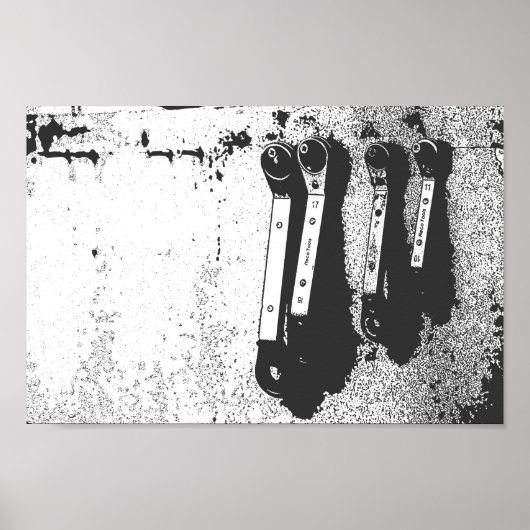 ツールスパナ機械工業感じ ポスター (正面)