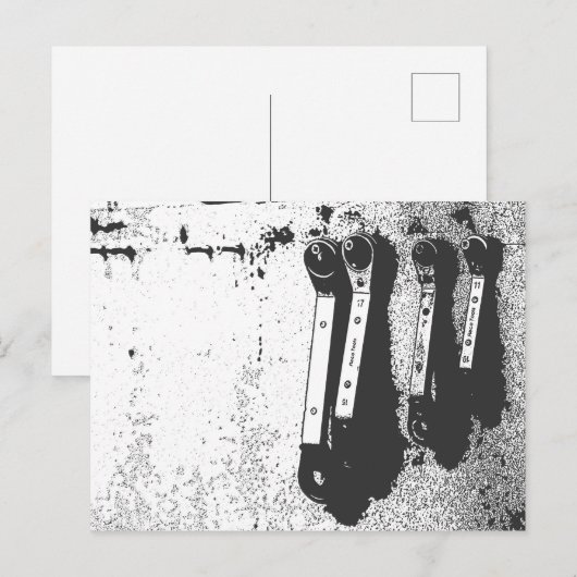 ツールスパナ機械工業感じ ポストカード (正面/裏面)