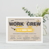 ツールタイムハンドマン誕生日招待状 招待状 (スタンド正面)