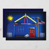 ツールハウスオープンハウス – 退役軍人 招待状 (正面/裏面)