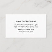 ツールハンドマン整備士自動車大工インダストリー 名刺 (裏面)