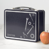 ツールパパ整備士メタルランチボックス メタルランチボックス (インサイチュ)