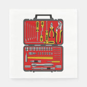 ツールボックスのツール スタンダードランチョンナプキン (正面)