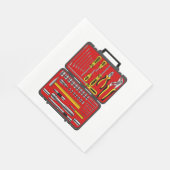 ツールボックスのツール スタンダードランチョンナプキン (角)