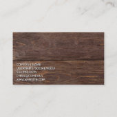 ツールボックスの修復 |ペインタローラ |木材 名刺 (裏面)