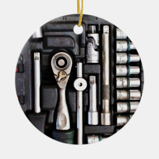 ツールボックスの手書きツール セラミックオーナメント (正面)