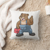 ツールボックスを使用して職人としてベア クッション (ブランケット)