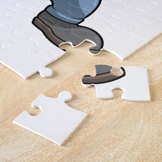 ツールボックスを使用して職人としてベア ジグソーパズル (側面)