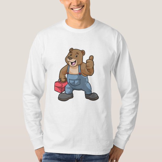 ツールボックスを使用して職人としてベア Tシャツ (正面)