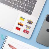 ツールボックスステッカー シール (ノートパソコンとiPhone)