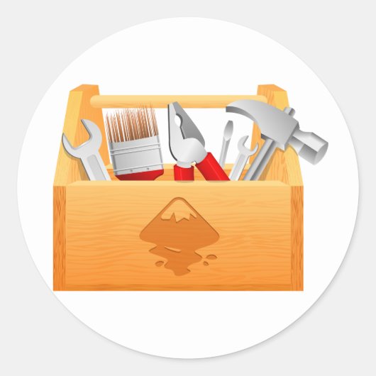 ツールボックスステッカー ラウンドシール (正面)