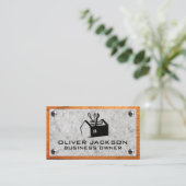 ツールボックス |コンクリート木材および金属ねじ 名刺 (スタンド正面)