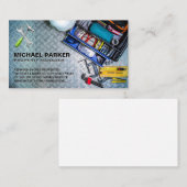 ツールボックス |スチール製金属テーブル 名刺 (正面/裏面)