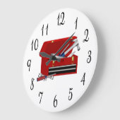 ツールボックス ラージ壁時計 (傾斜)