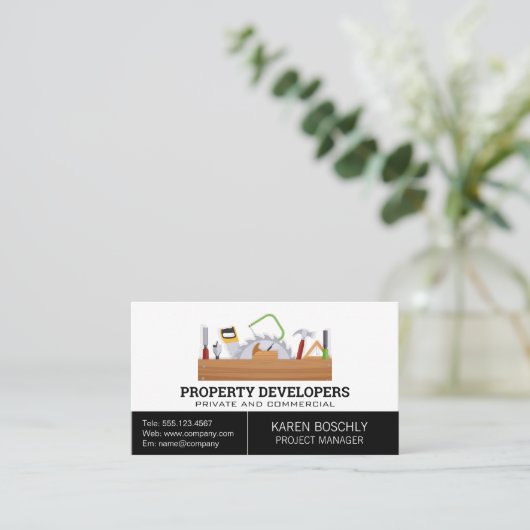 ツールボックス |大工 名刺 (スタンド正面)