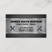 ツールメタルデザイン車の自動修復 名刺 (正面)