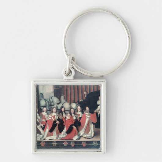 ツールーズの保安官が受け取るルイ14世 キーホルダー (正面)