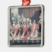 ツールーズの保安官が受け取るルイ14世 メタルオーナメント (左)