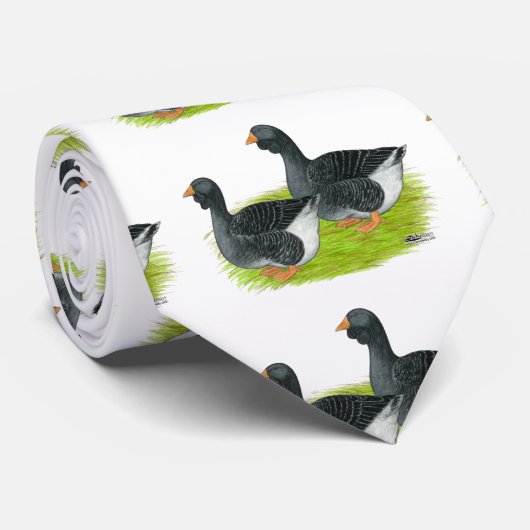 ツールーズのDewlapのガチョウ ネクタイ (ロール)