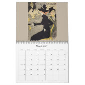 ツールーズLautrecの芸術 カレンダー (3月 2027)