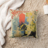 ツールーズLautrecポスター芸術 クッション (ブランケット)