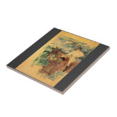 ツールーズLautrec著ジョッキー3 タイル (側面)