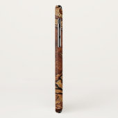 ツール付きレザースカルテクスチャiPhoneケース Case-Mate iPhoneケース (裏面/左)