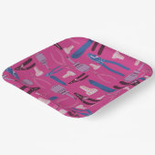 ツール建築電気パーティー、ガールエレクトリシャン ペーパープレート (傾斜あり)