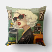 ツール時間ブロンド クッション (正面)